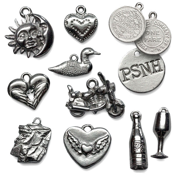 New collection of charms for bracelets and earrings