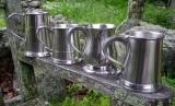 Photo of pewter mugs