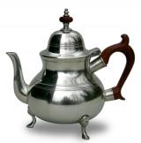 Photo of Queen Anne Pewter Teapot, with feet