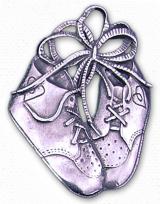 Pewter Baby Shoes Ornament