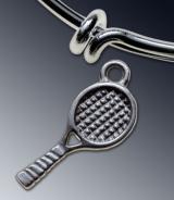 Tennis Racquet charm