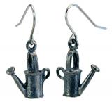 Photo of Pewter Watering Can Earrings