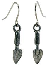 Photo of Pewter Trowel Earrings 