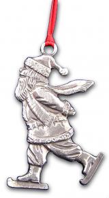 Santa on Skates Ornament