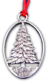 Pewter Tree Ornament