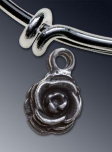 Rose Bud charm