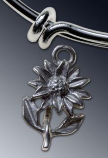 Sunflower charm