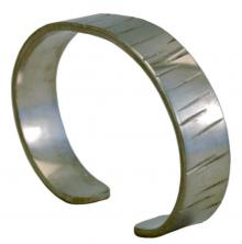 Photo of Narrow Birch Pewter Bracelet