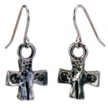 Photo of Pewter Cross Earrings 