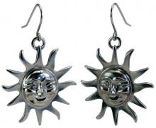 Photo of Pewter Sun Earrings