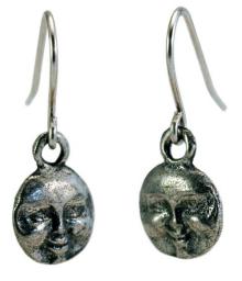 Photo of Pewter Moon Earrings