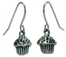 Photo of Pewter Muffin Earrings