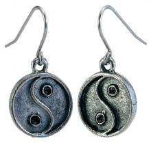 Photo of Pewter Yin/Yang Earrings 