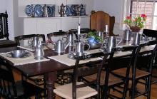 Photo of Table Setting with Pewter