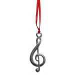 Treble Clef Ornament