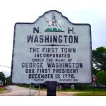 Historic Washington, NH sign