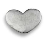 Photo of Plain Heart Pewter Casting