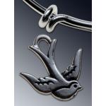 Swallow charm