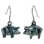 Photo of Pewter Pig Earrings 