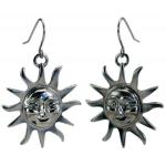 Photo of Pewter Sun Earrings