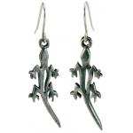 Photo of Pewter Lizard Earrings