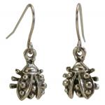 Photo of Pewter Ladybug Earrings