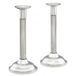 Photo of Fluted Pewter Candlesticks