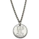 Photo of Pewter Yes We Can Necklace