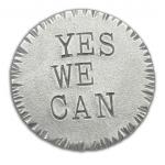 Photo of Pewter Yes We Can Lapel Pin