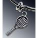 Tennis Racquet charm