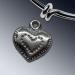 Pie Crust Heart Charm