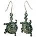 Photo of Pewter Turtle Earrings