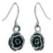 Photo of Pewter Rosebud Earrings 