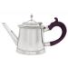 Photo of William Will Pewter Teapot, Ebony Handle