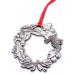 Pewter Wreath Ornament