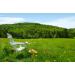 Photo of NH hills with Adirondack chair